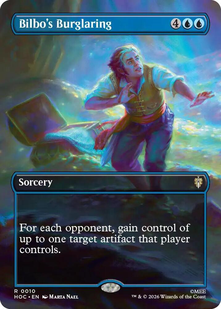 Bilbo's Burglaring (Borderless), HOC, 10, NM