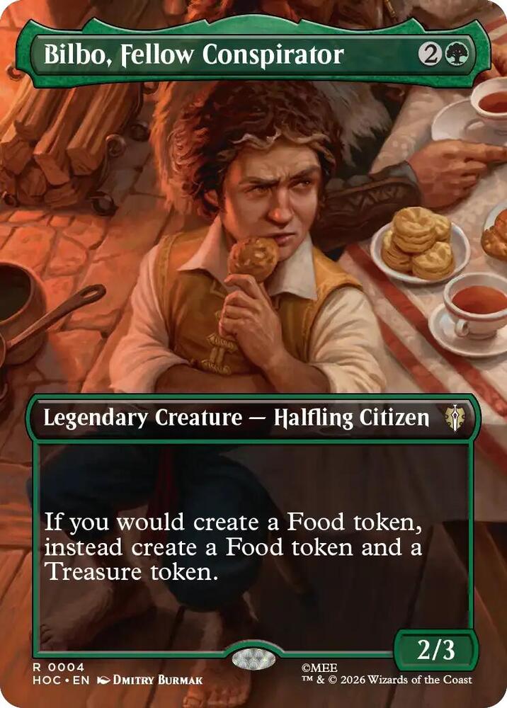 Bilbo, Fellow Conspirator (Borderless), HOC, 4, NM