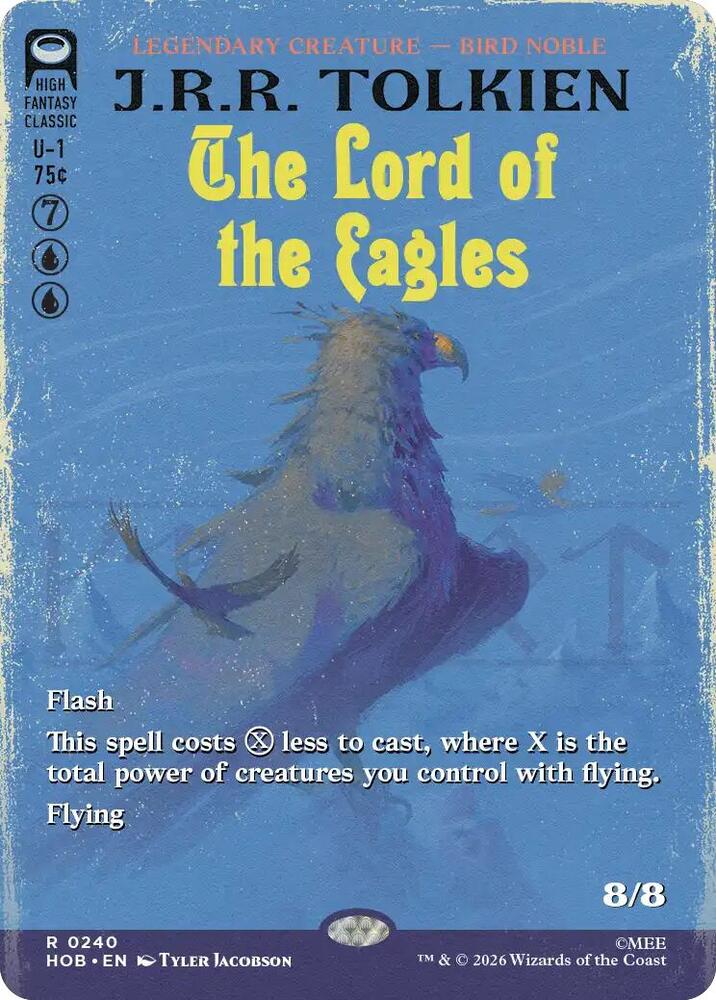 The Lord of the Eagles (Borderless), HOB, 240, NM