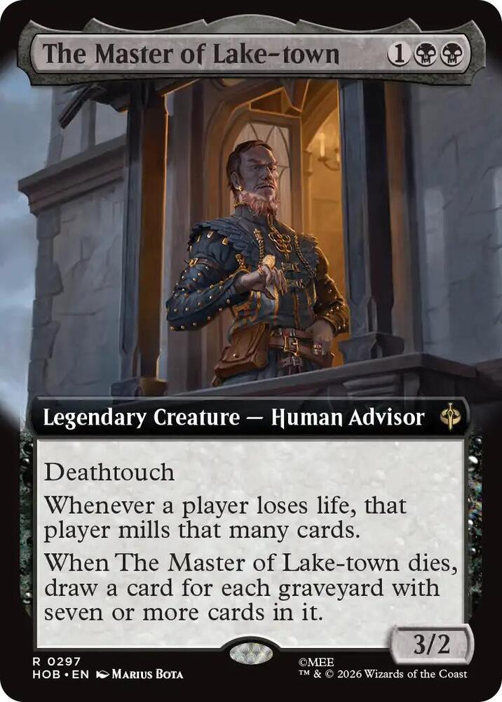 The Master of Lake-town (Extended Art), HOB, 297, NM, Foil