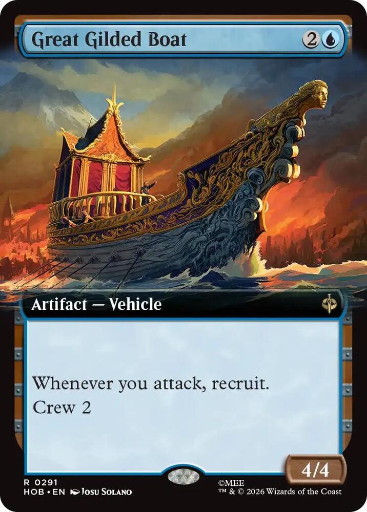 Great Gilded Boat (Extended Art), HOB, 291, NM