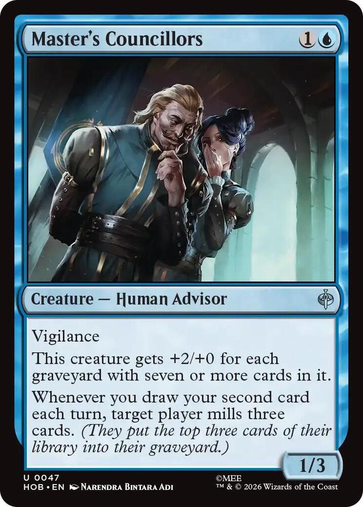 Master's Councillors, HOB, 47, NM, Foil