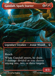 Gandalf, Spark Starter (Borderless), HOB, 203, NM, Foil