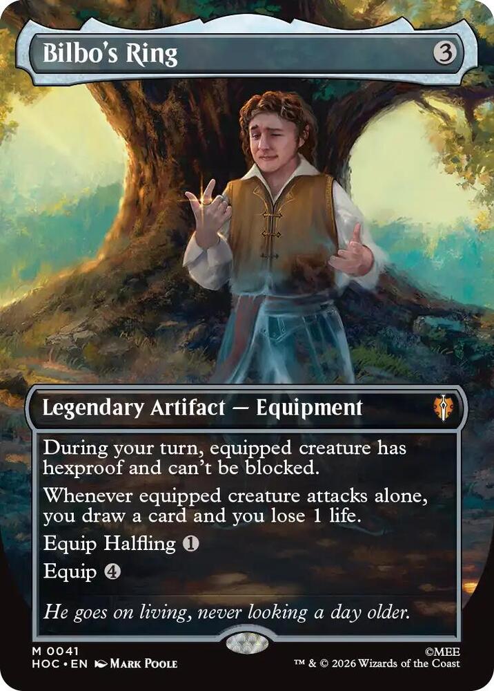 Bilbo's Ring (Borderless), HOC, 41, NM