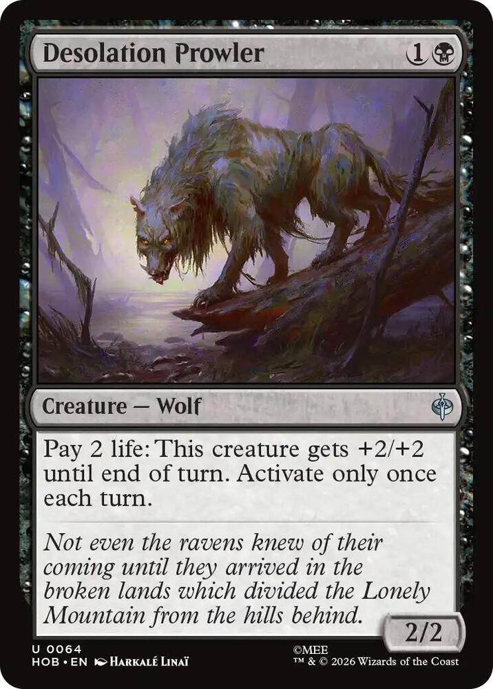 Desolation Prowler, HOB, 64, NM, Foil