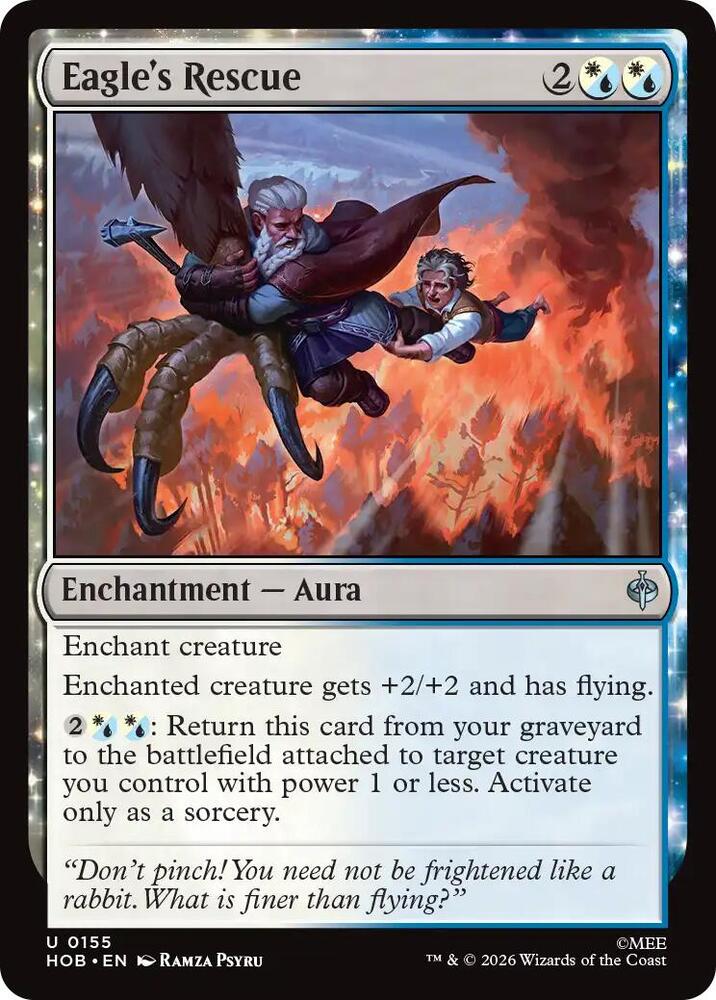 Eagle's Rescue, HOB, 155, NM, Foil