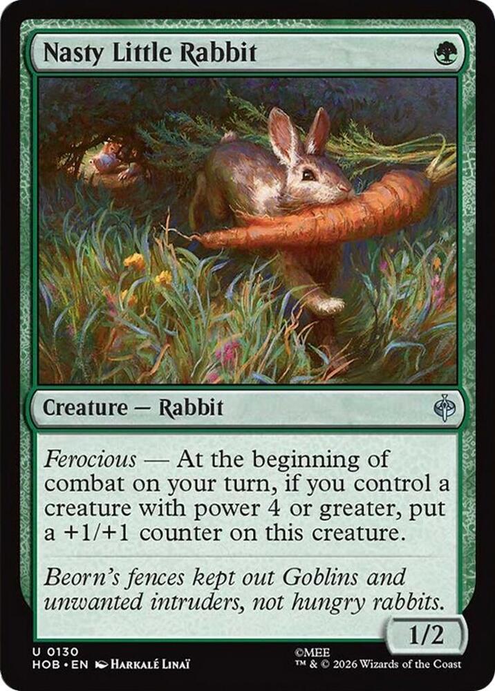 Nasty Little Rabbit, HOB, 130, NM, Foil