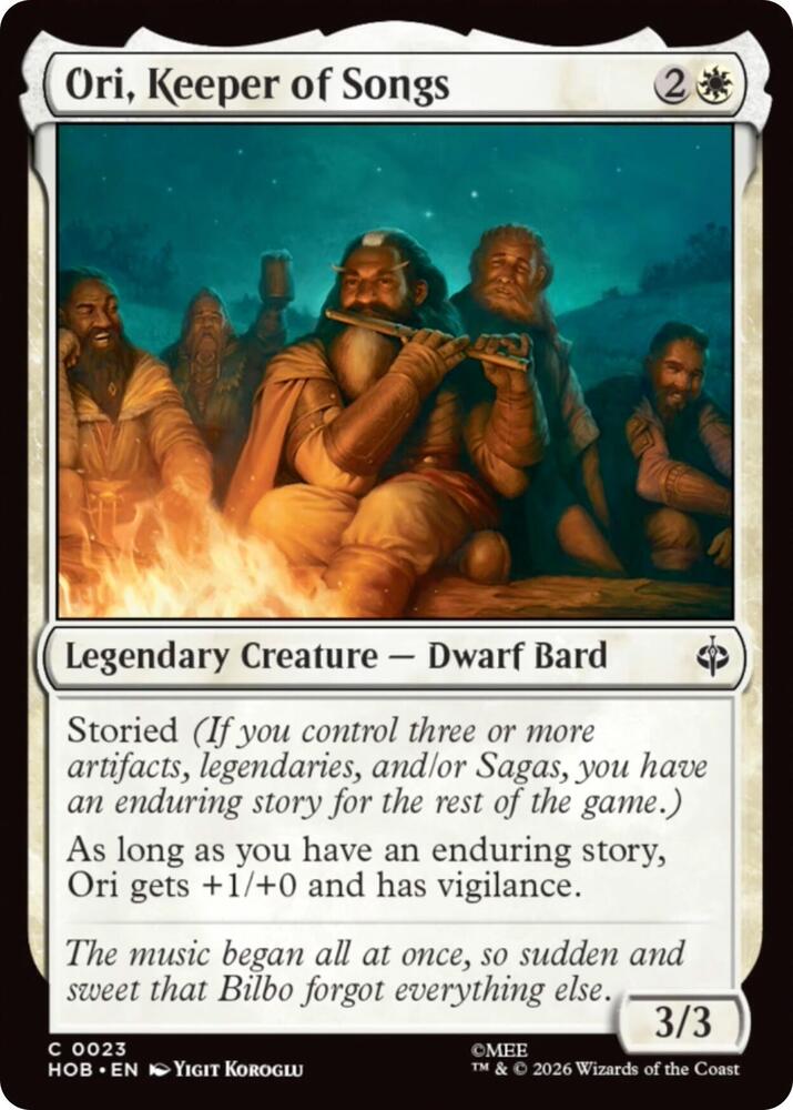 Ori, Keeper of Songs, HOB, 23, NM, Foil