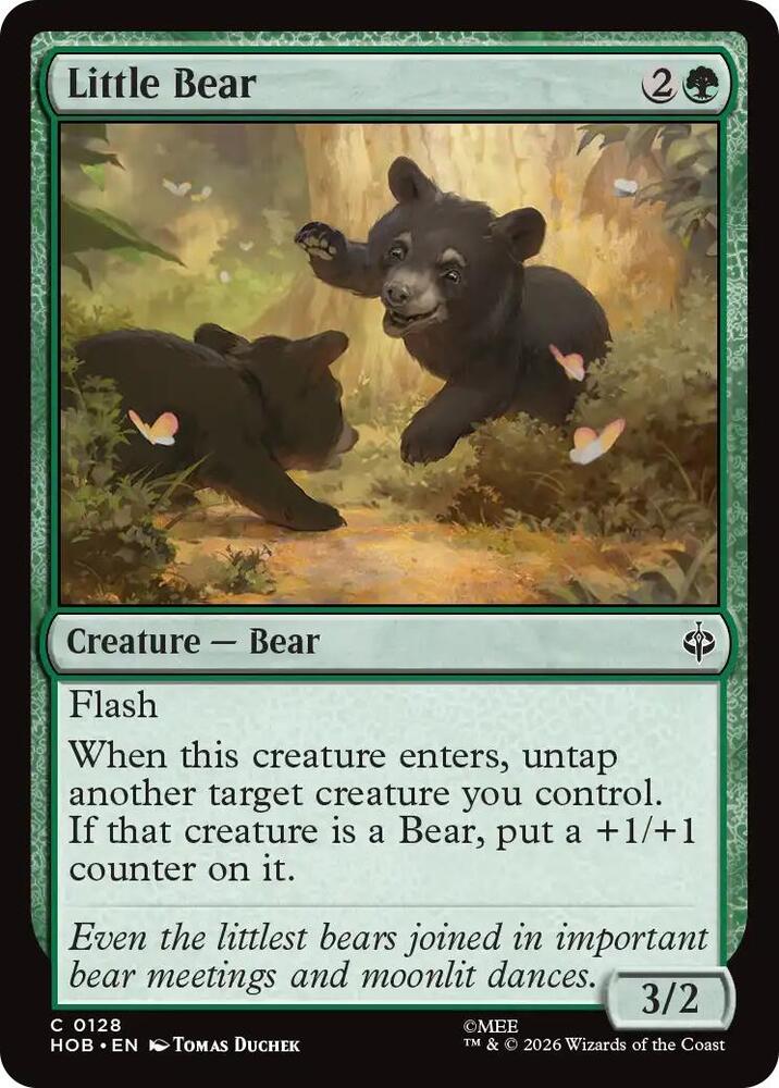 Little Bear, HOB, 128, NM, Foil