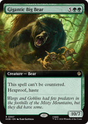 Gigantic Big Bear (Extended Art), HOB, 307, NM, Foil