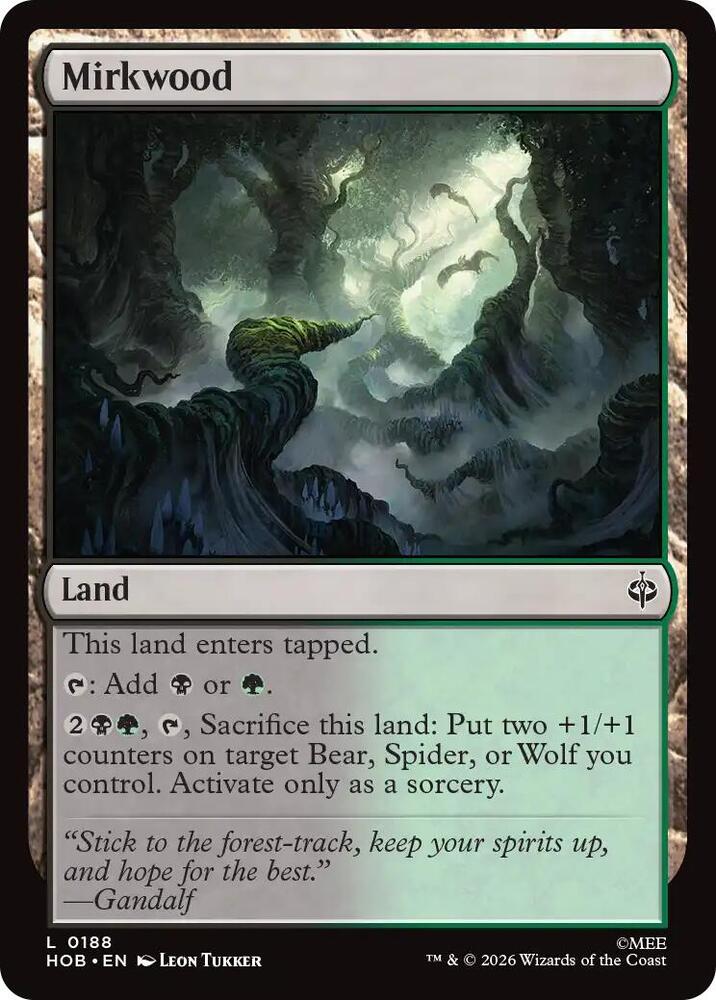 Mirkwood, HOB, 188, NM, Foil