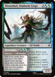 Thranduil, Sindarin Liege, HOB, 166, NM, Foil