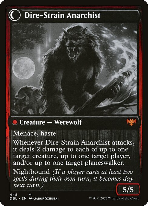 Volatile Arsonist // Dire-Strain Anarchist (Back)