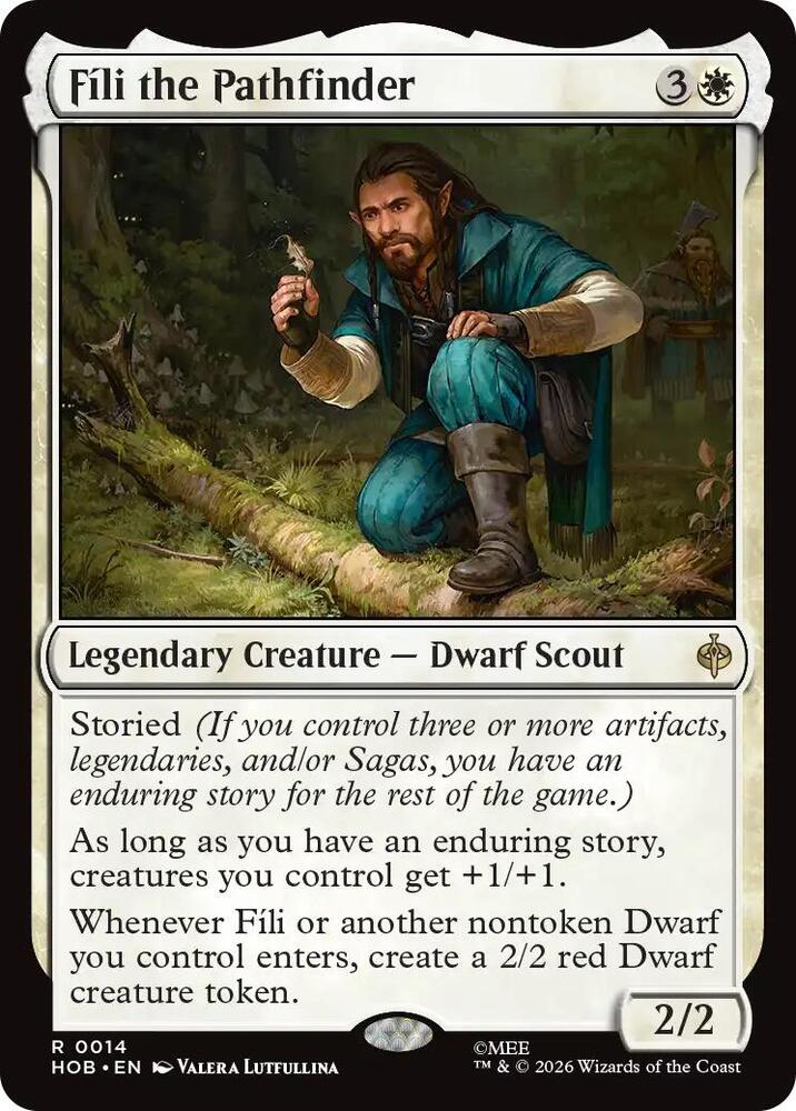 Fili the Pathfinder, HOB, 14, NM, Foil