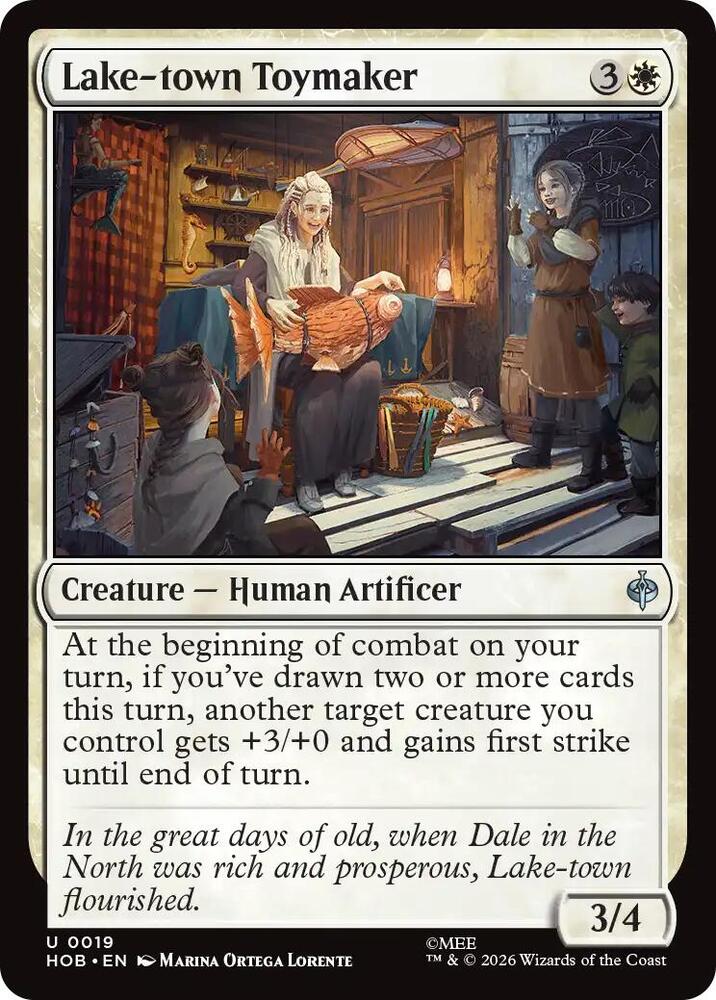 Lake-town Toymaker, HOB, 19, NM, Foil