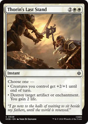 Thorin's Last Stand, HOB, 28, NM, Foil