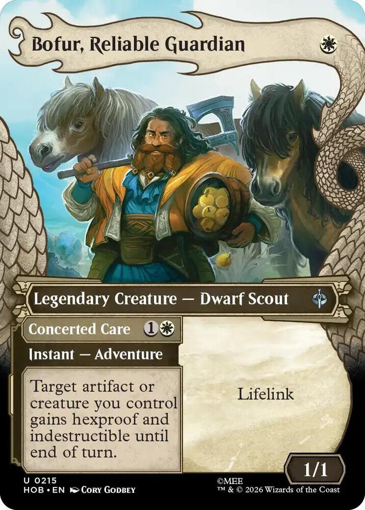 Bofur, Reliable Guardian (Showcase), HOB, 215, NM, Foil