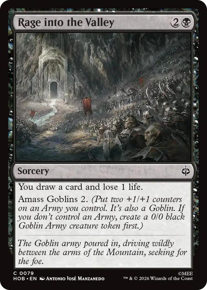Rage into the Valley, HOB, 79, NM, Foil