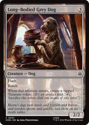 Long-Bodied Grey Dog, HOB, 1, NM, Foil