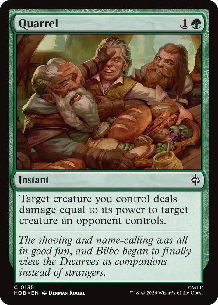 Quarrel, HOB, 135, NM, Foil