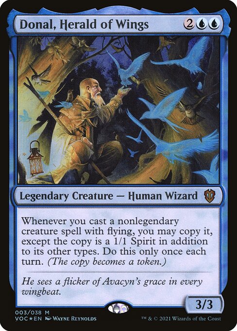 Donal, Herald of Wings front