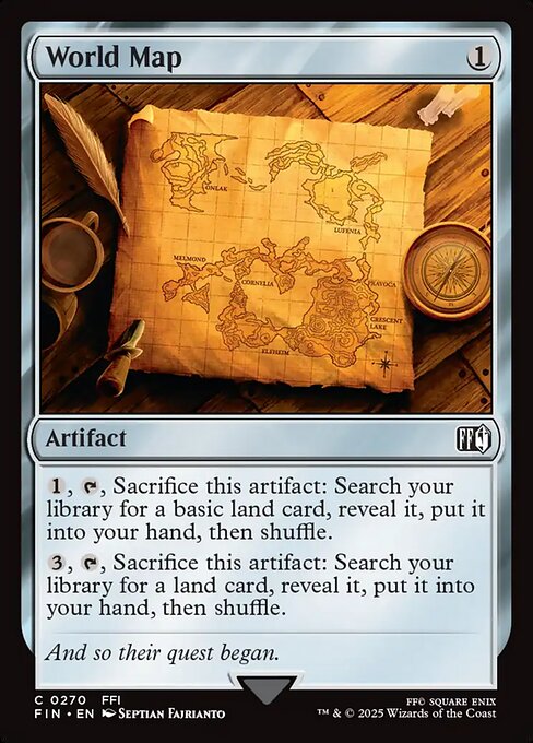 World Map front