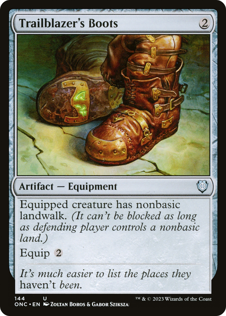 Trailblazer's Boots (ONC) 144 - WZRD TCG