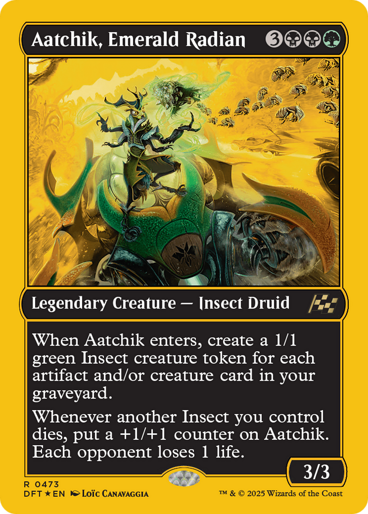 Aatchik, Emerald Radian (DFT) 473 - WZRD TCG