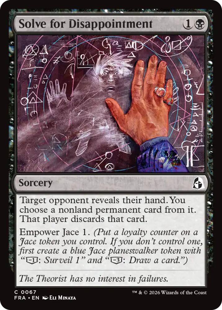 Solve for Disappointment,, 67, Near Mint, Normal