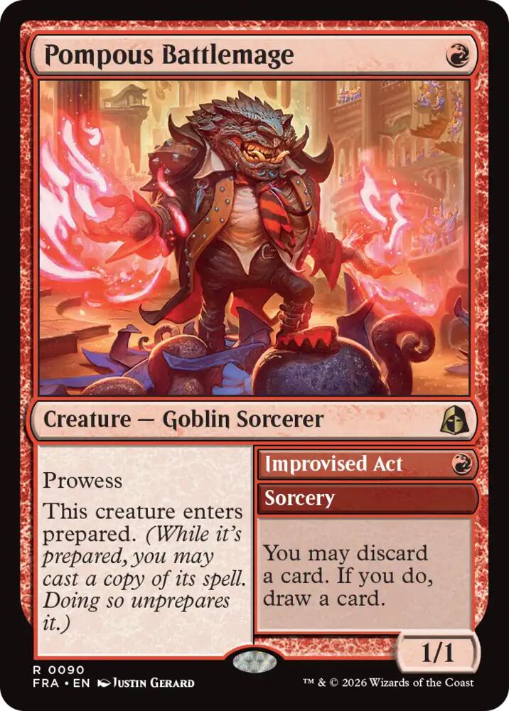 Pompous Battlemage, FRA, 90, NM