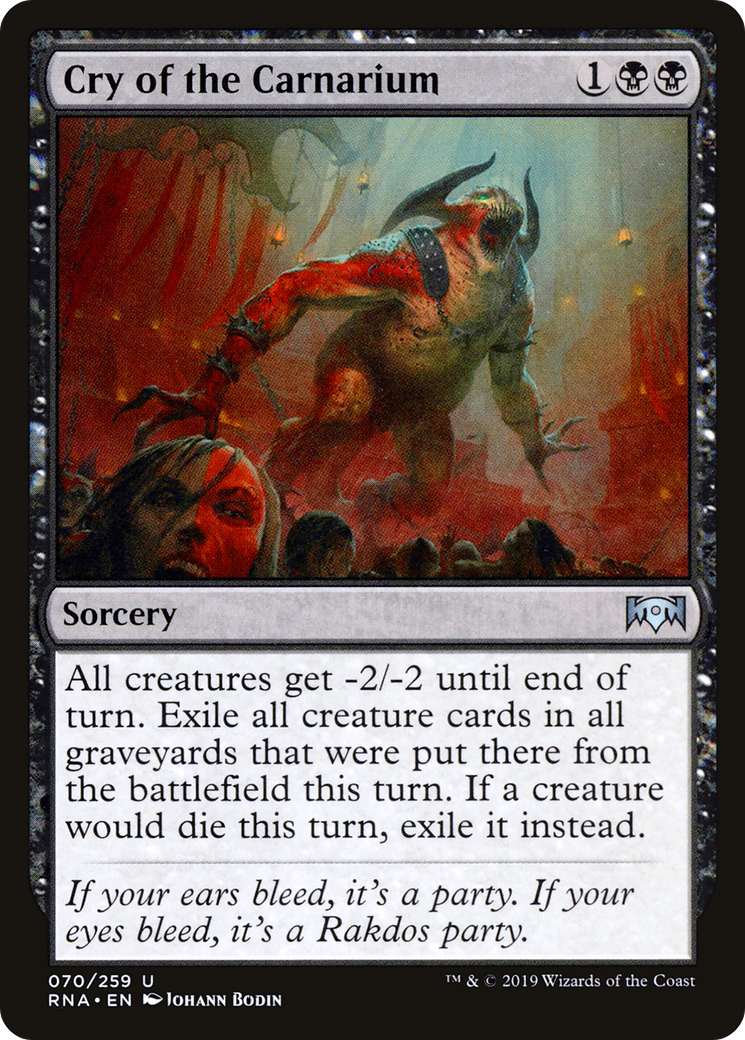 Cry of the Carnarium (RNA) 70 - WZRD TCG