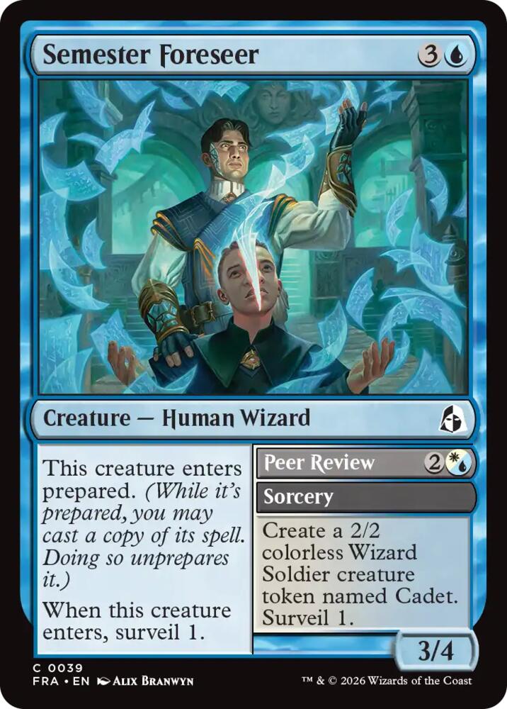 Semester Foreseer, FRA, 39, NM, Foil