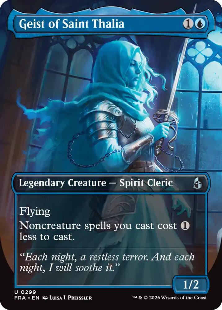 Geist of Saint Thalia (Borderless), FRA, 299, NM