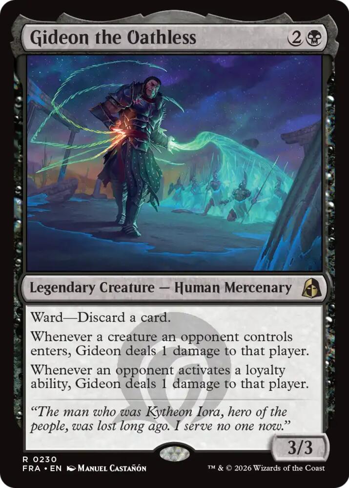 Gideon the Oathless,, 230, Near Mint, Foil