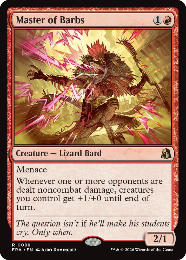 Master of Barbs,, 88, Near Mint, Foil