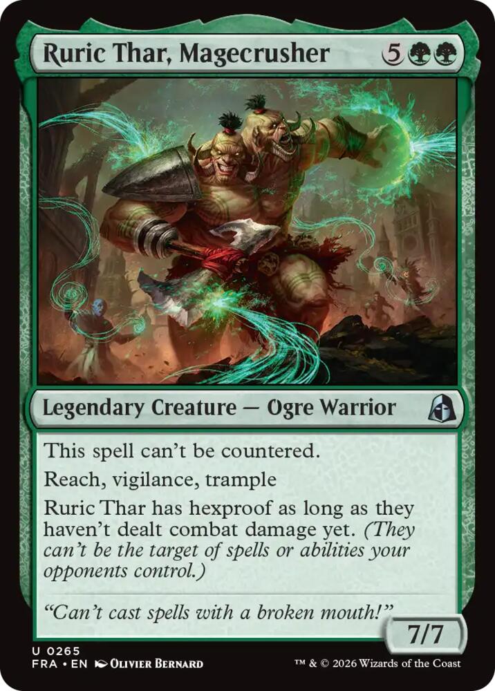Ruric Thar, Magecrusher,, 265, Near Mint, Normal