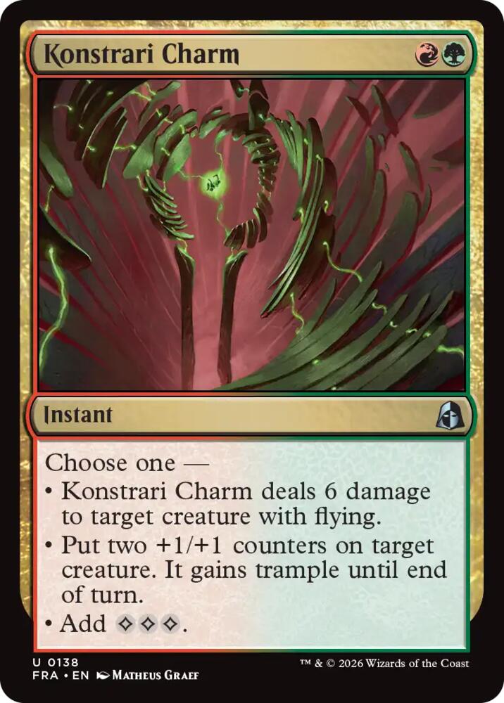 Konstrari Charm,, 138, Near Mint, Normal