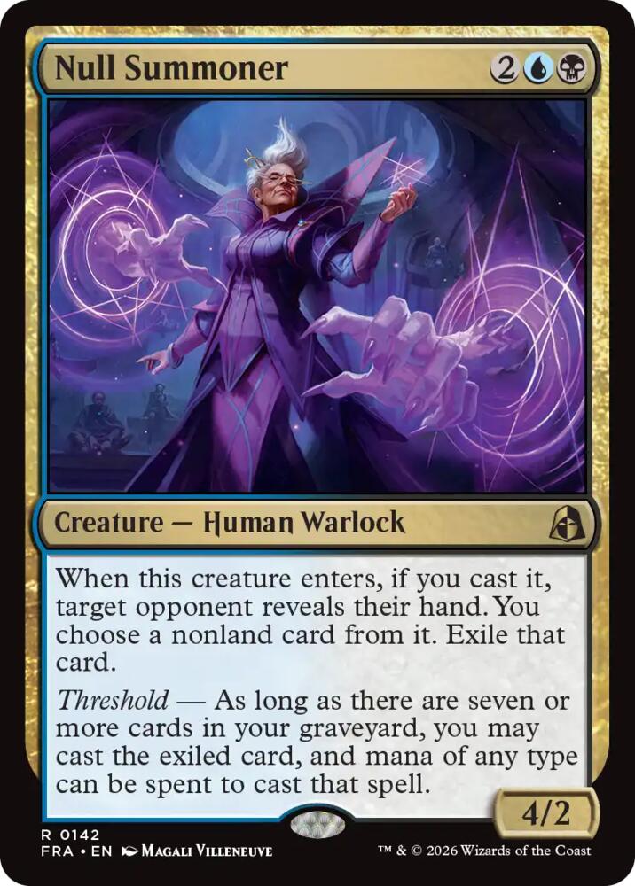 Null Summoner,, 142, Near Mint, Normal