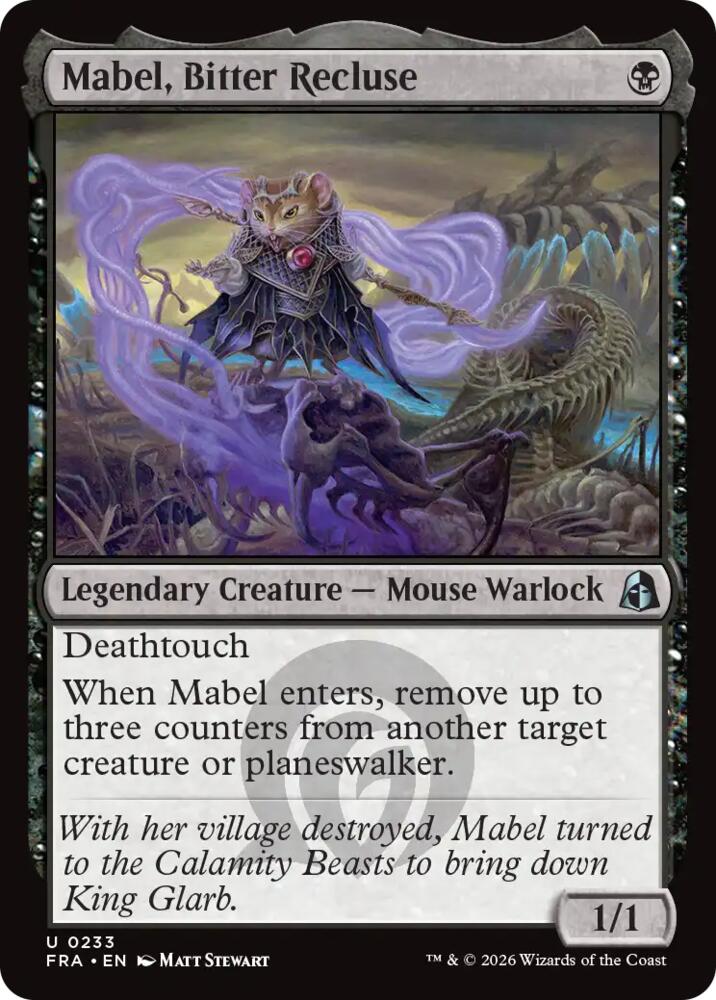 Mabel, Bitter Recluse,, 233, Near Mint, Normal