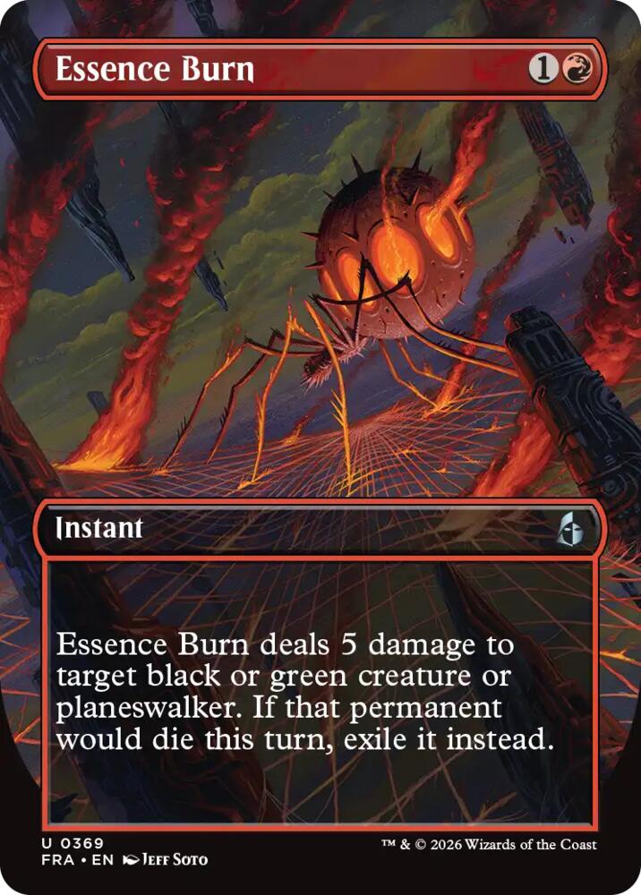 Essence Burn (Borderless), FRA, 369, NM