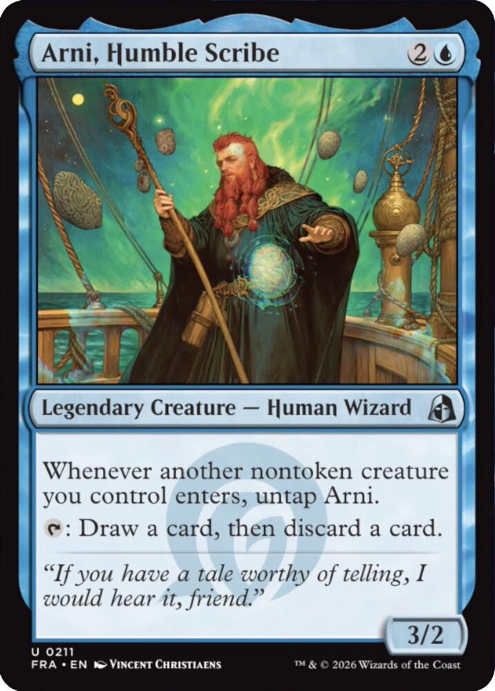 Arni, Humble Scribe,, 211, Near Mint, Foil