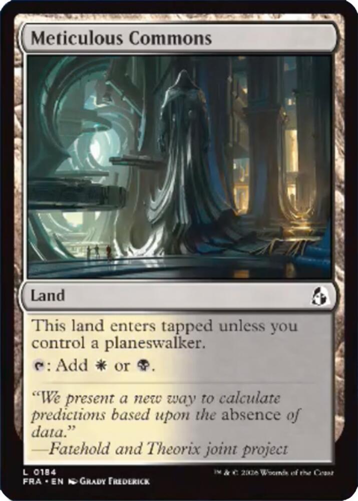 Meticulous Commons,, 184, Near Mint, Normal