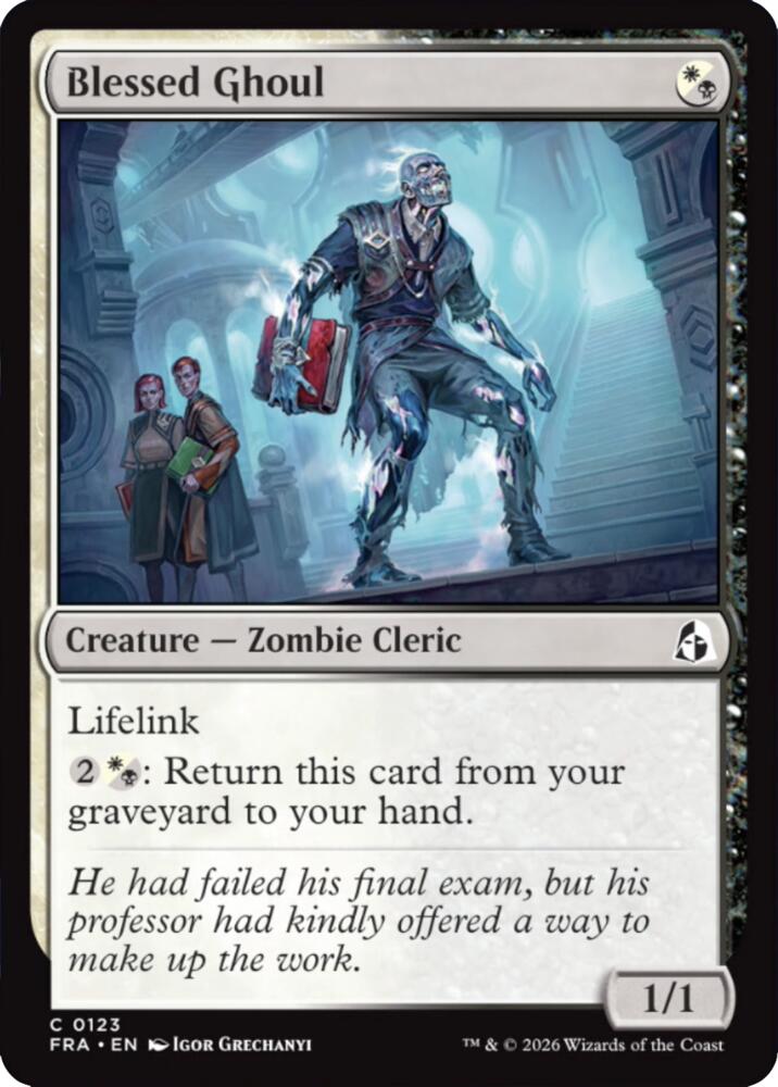 Blessed Ghoul,, 123, Near Mint, Normal