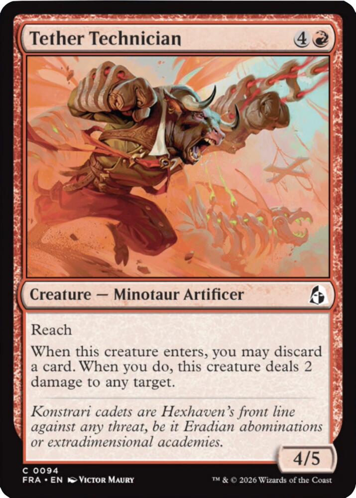 Tether Technician,, 94, Near Mint, Foil