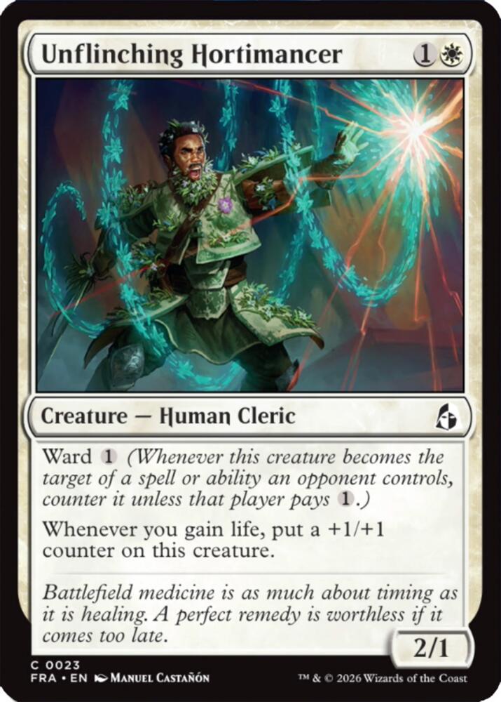 Unflinching Hortimancer,, 23, Near Mint, Normal
