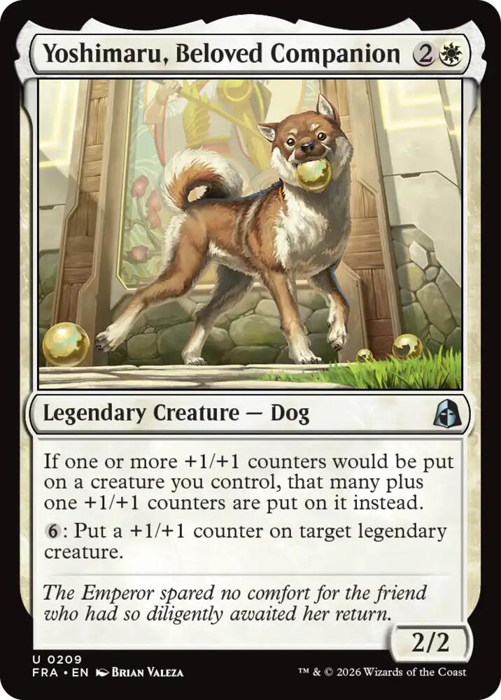 Yoshimaru, Beloved Companion,, 209, Near Mint, Normal