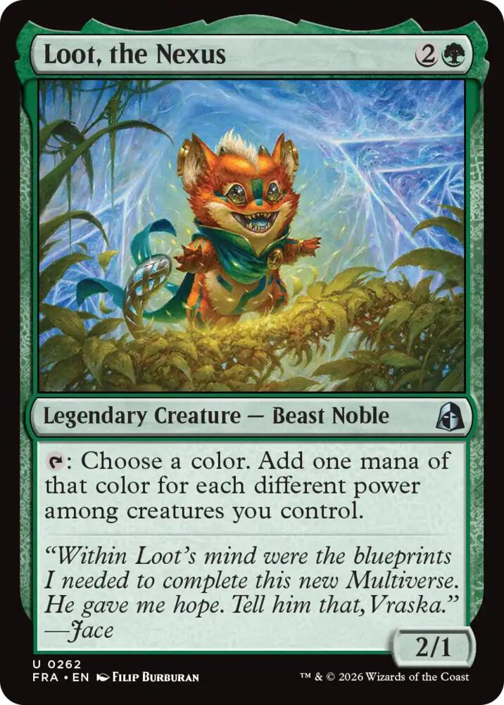 Loot, the Nexus,, 262, Near Mint, Foil