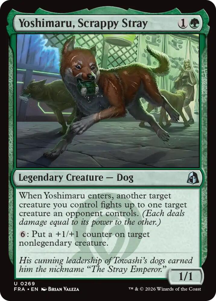 Yoshimaru, Scrappy Stray,, 269, Near Mint, Normal