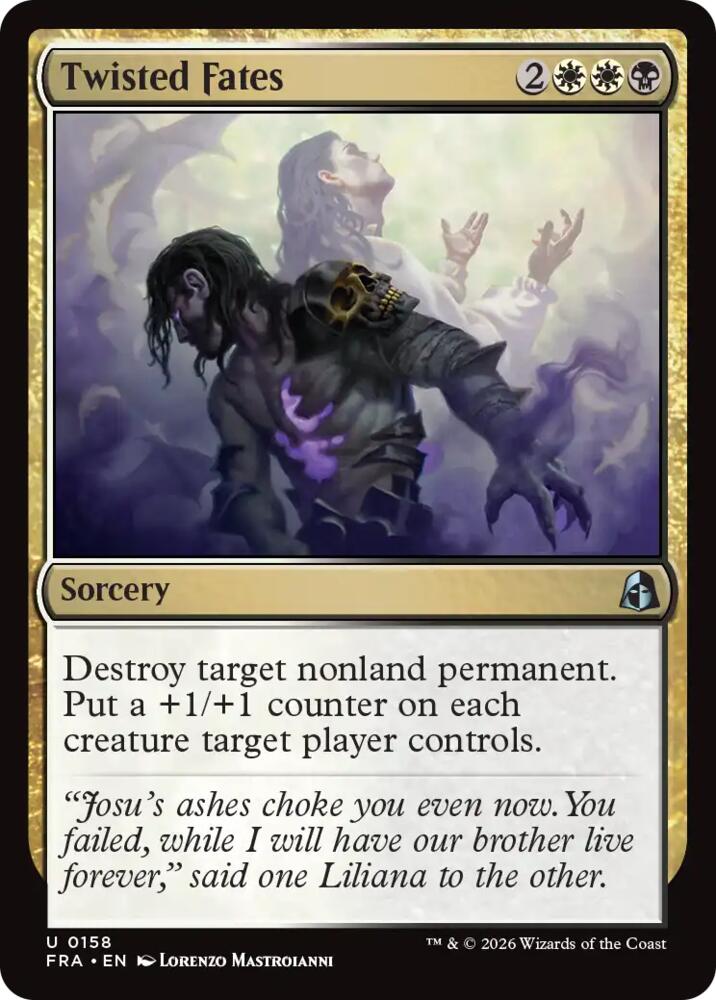 Twisted Fates,, 158, Near Mint, Normal