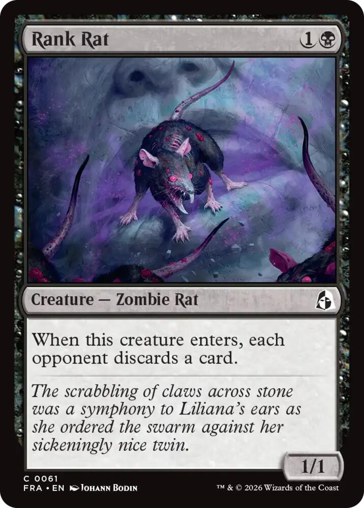 Rank Rat,, 61, Near Mint, Foil